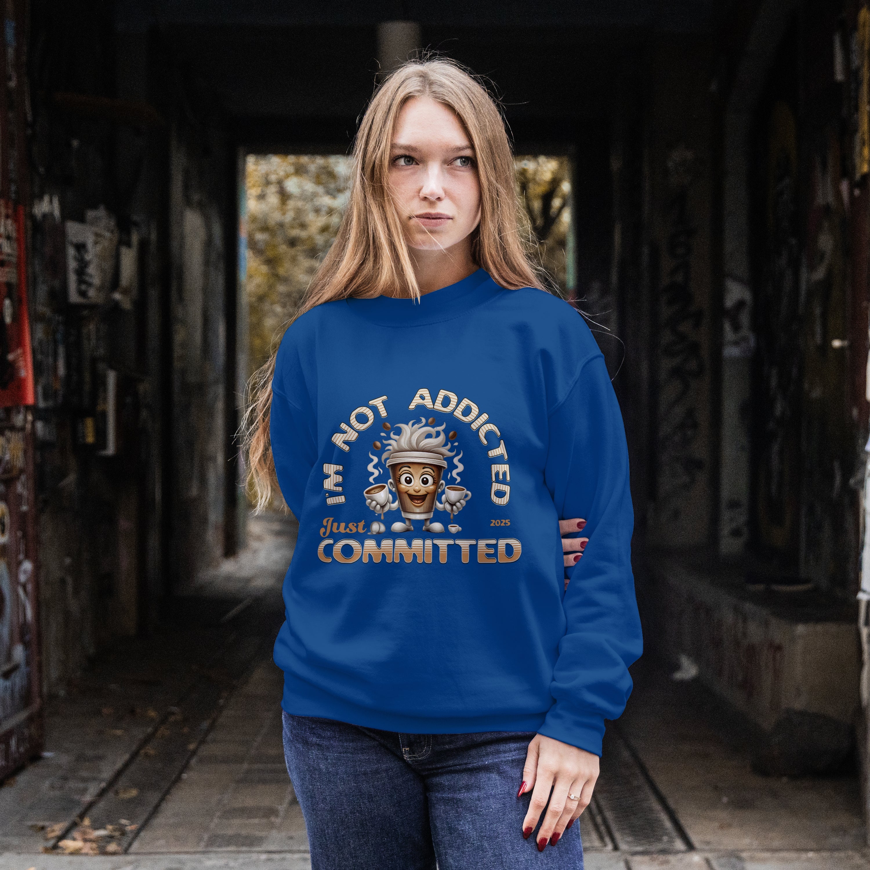 Just Committed Sweatshirt Printify