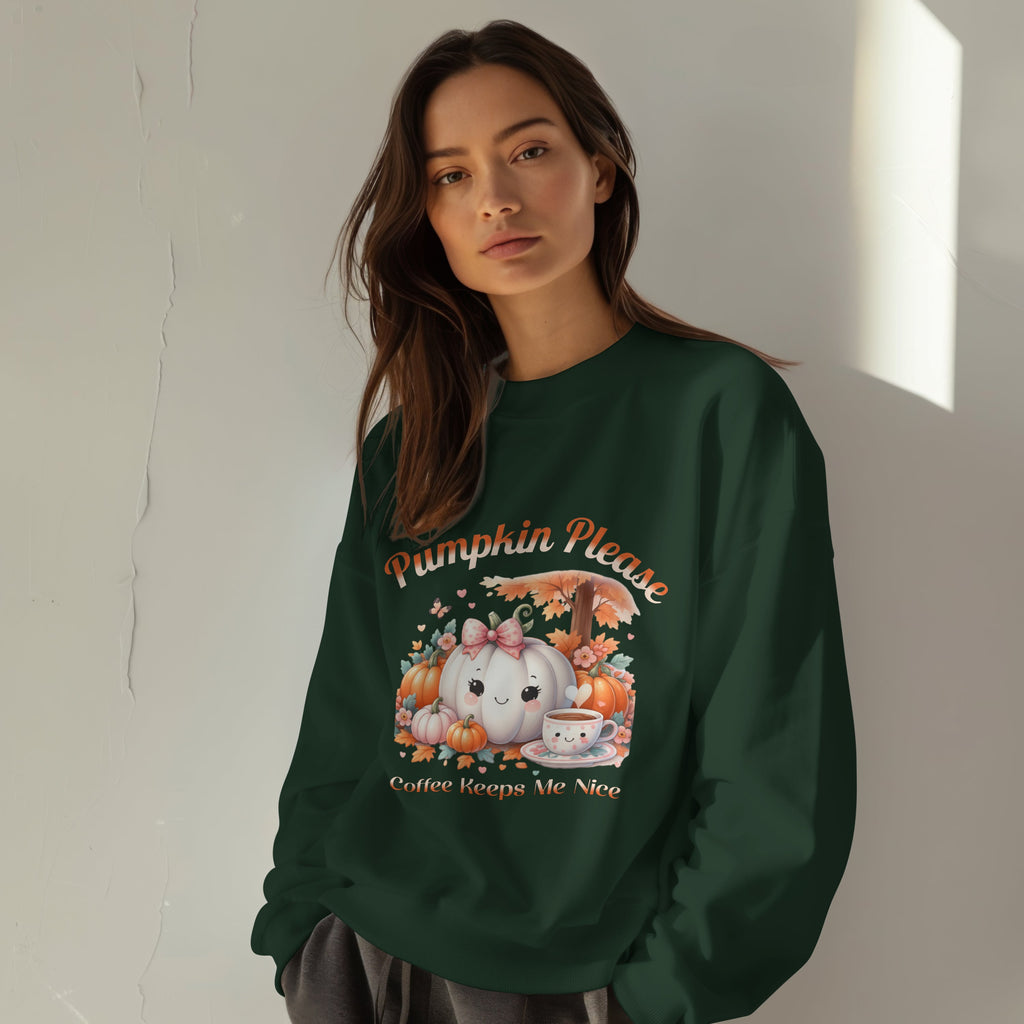 Pumpkin Please Sweatshirt Printify