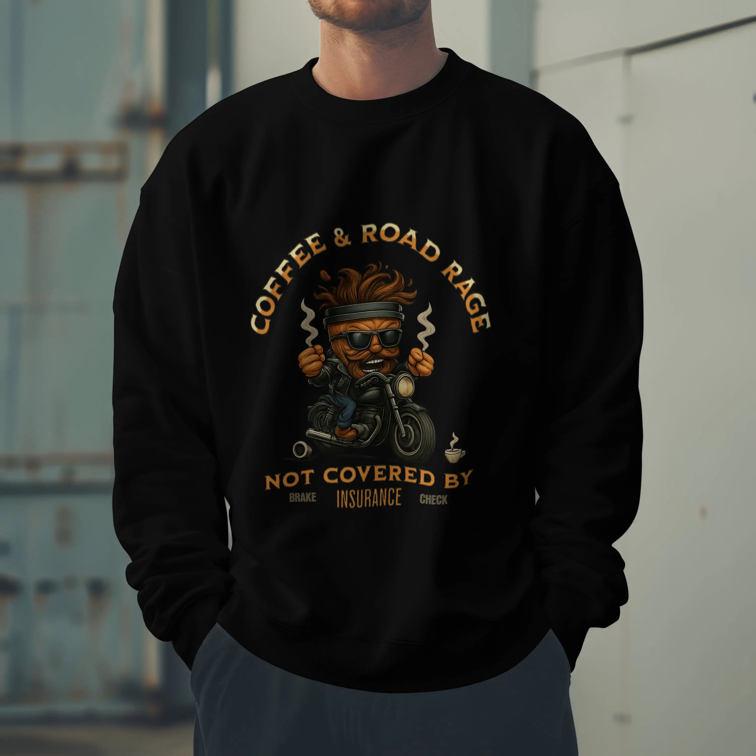 Coffee & Road Rage Sweatshirt Printify
