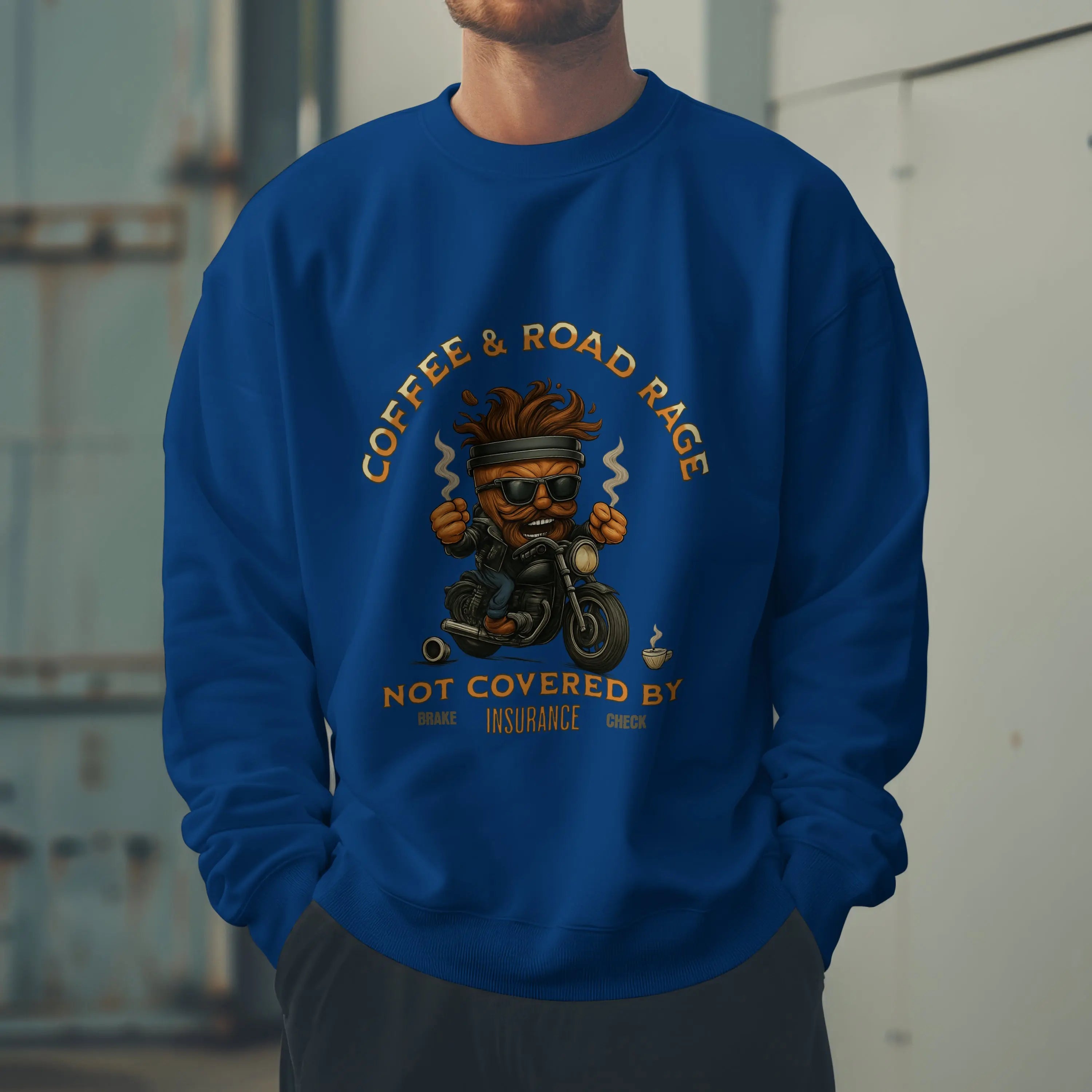 Coffee & Road Rage Sweatshirt Printify
