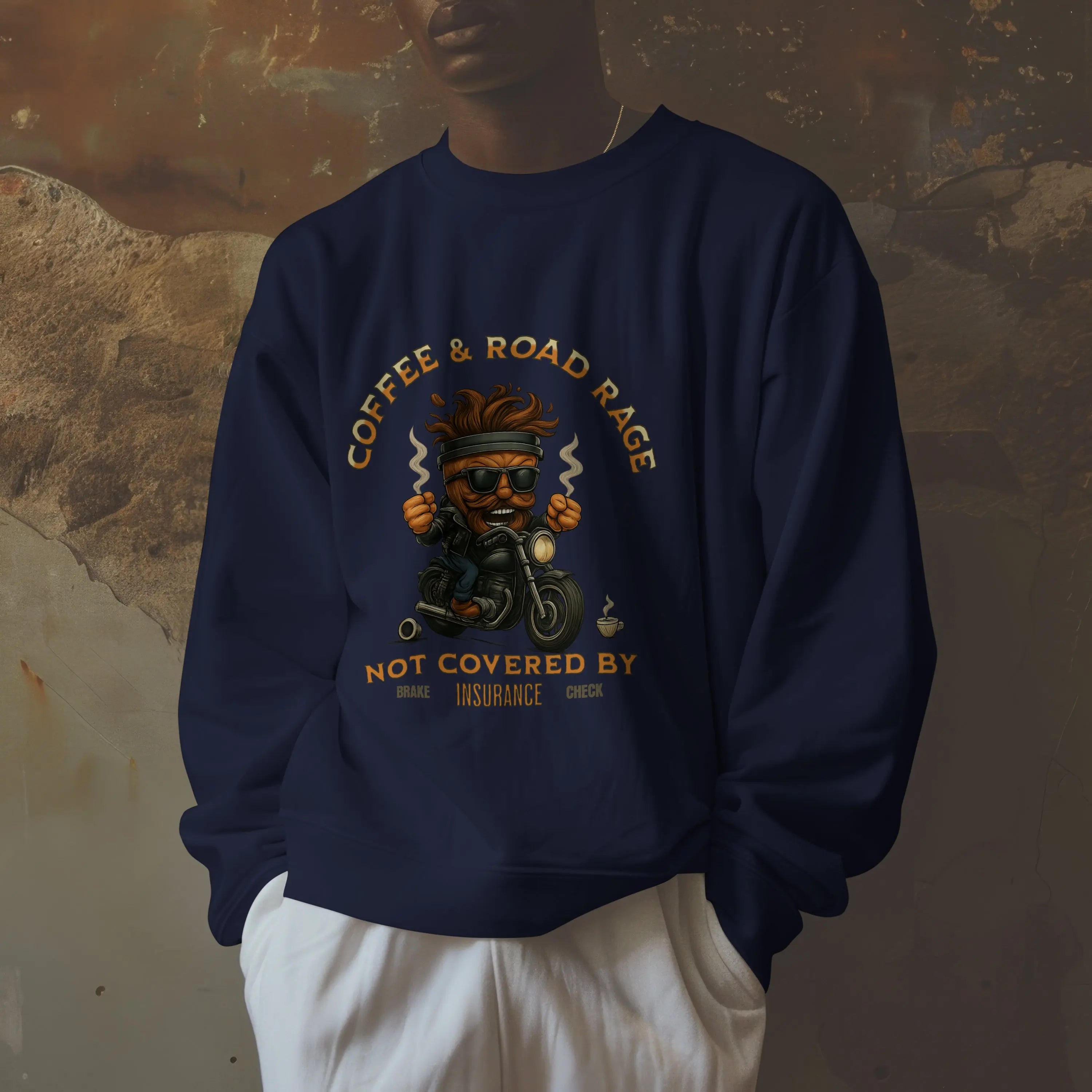 Coffee & Road Rage Sweatshirt Printify