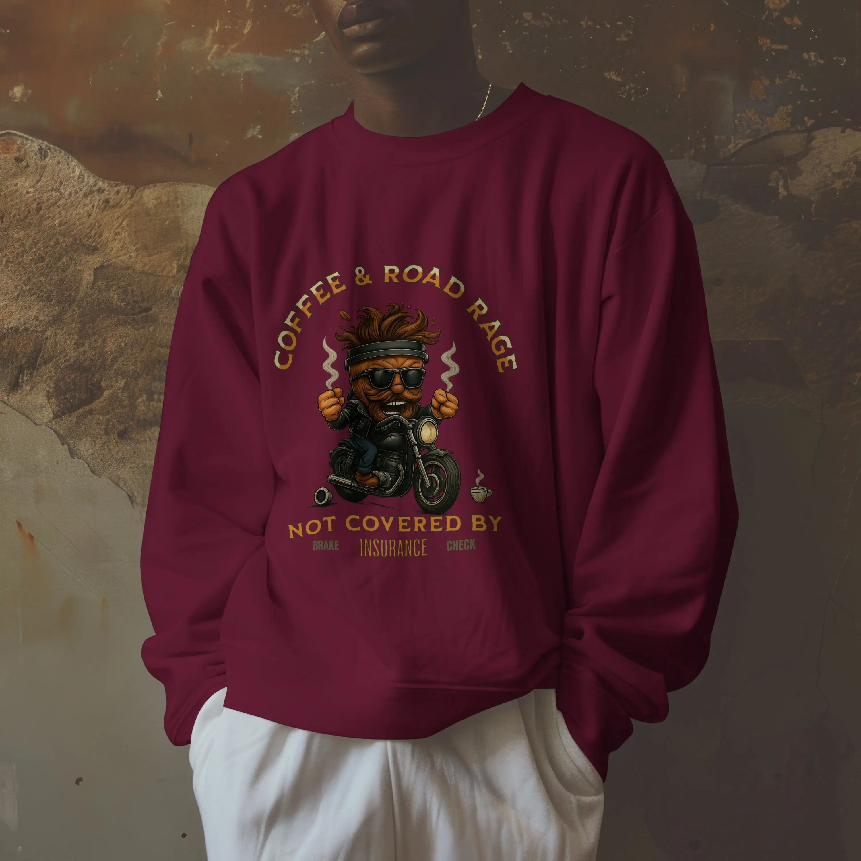 Coffee & Road Rage Sweatshirt Printify