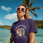 Purrvana T-Shirt – Funny Cat Lover Gift for Coffee Addicts Printify