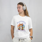 Purrvana T-Shirt – Funny Cat Lover Gift for Coffee Addicts Printify