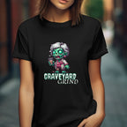 Graveyard Grind Tshirt - Funny Zombie Coffee t-shirt Printify