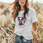 Purr Evil Tshirt - And Still Caffeinated - Coffee Tee Printify