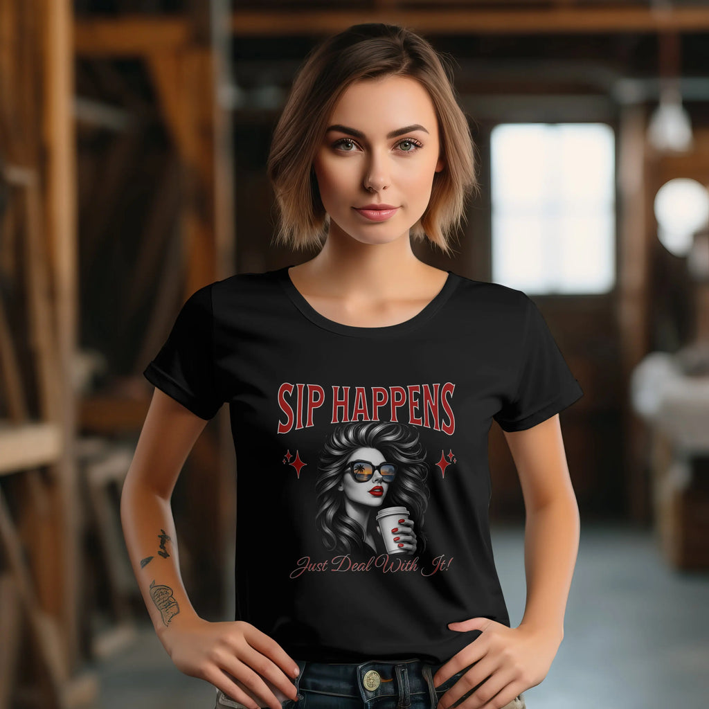 Deal with it t-shirt Printify