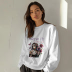 Brew It! Graphic Sweatshirt | Comfortable Crewneck | Eco-Friendly Gift for Coffee Lovers | Ideal for Casual Wear, Gift, Home, Holidays Printify