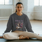 Brew It! Graphic Sweatshirt | Comfortable Crewneck | Eco-Friendly Gift for Coffee Lovers | Ideal for Casual Wear, Gift, Home, Holidays Printify