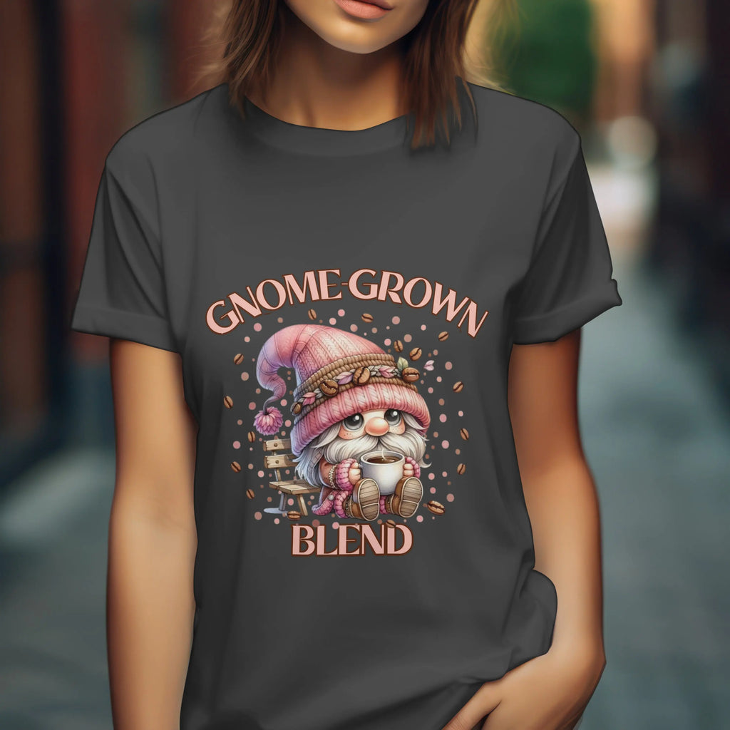 Gnome Grown Blend Women's Tee, Cute Gnome Shirt, Casual Vibes, Gift for Gardeners, Fall Fashion Tee, Thanksgiving Gift Printify