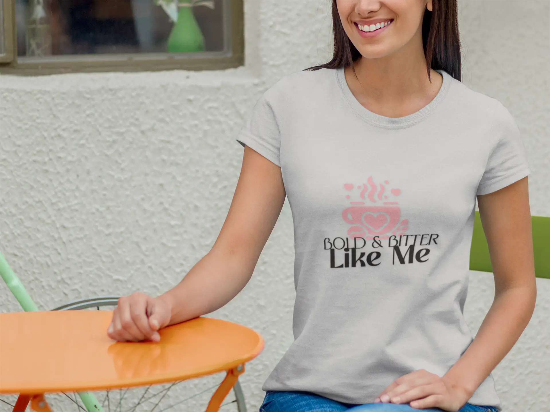 Bold and Bitter Like Me Shirt – Funny Coffee Lover T-Shirt for Women, Sarcastic Caffeine Tee, Sassy Coffee Quote Gift Printify