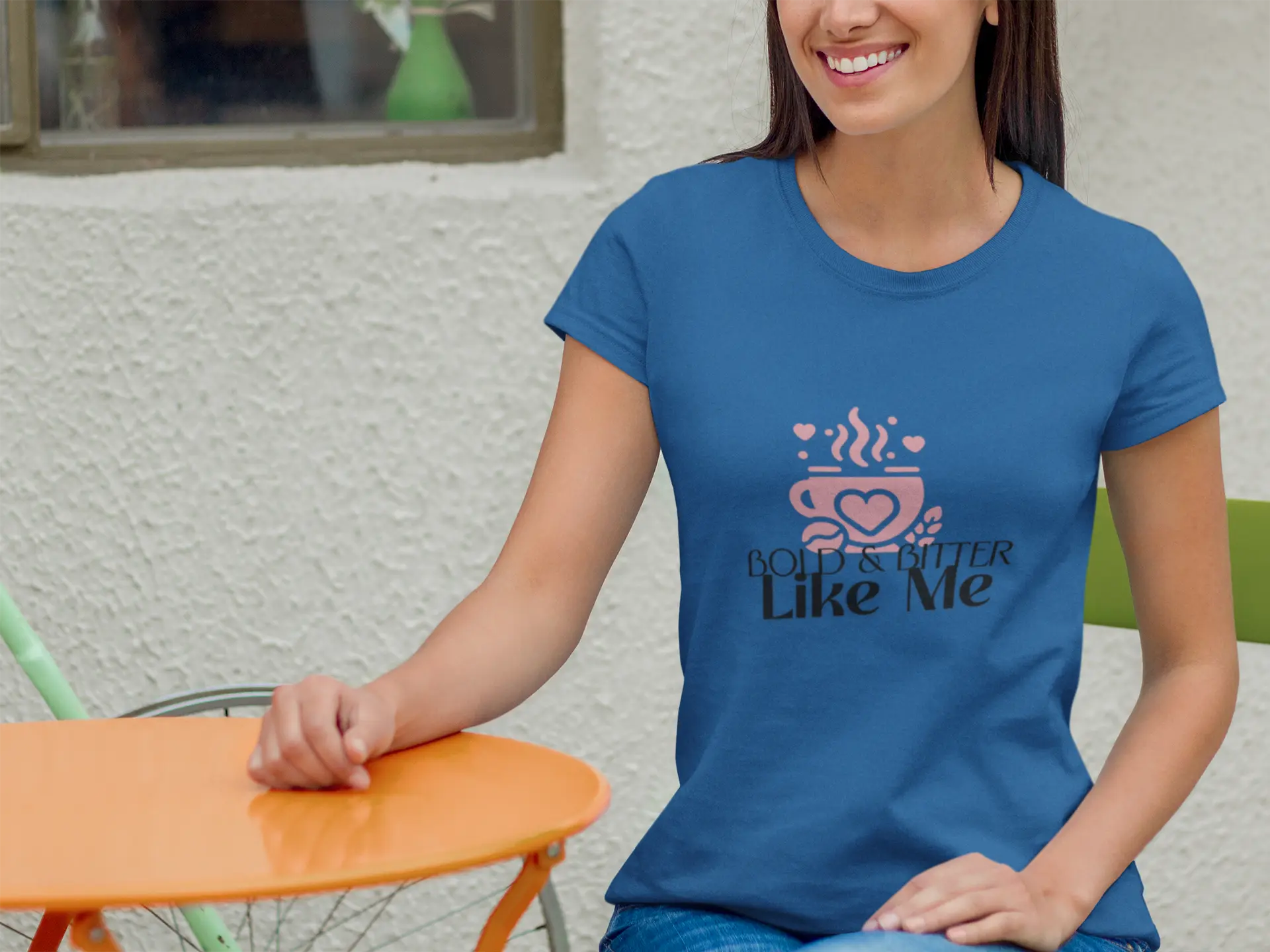Bold and Bitter Like Me Shirt – Funny Coffee Lover T-Shirt for Women, Sarcastic Caffeine Tee, Sassy Coffee Quote Gift Printify
