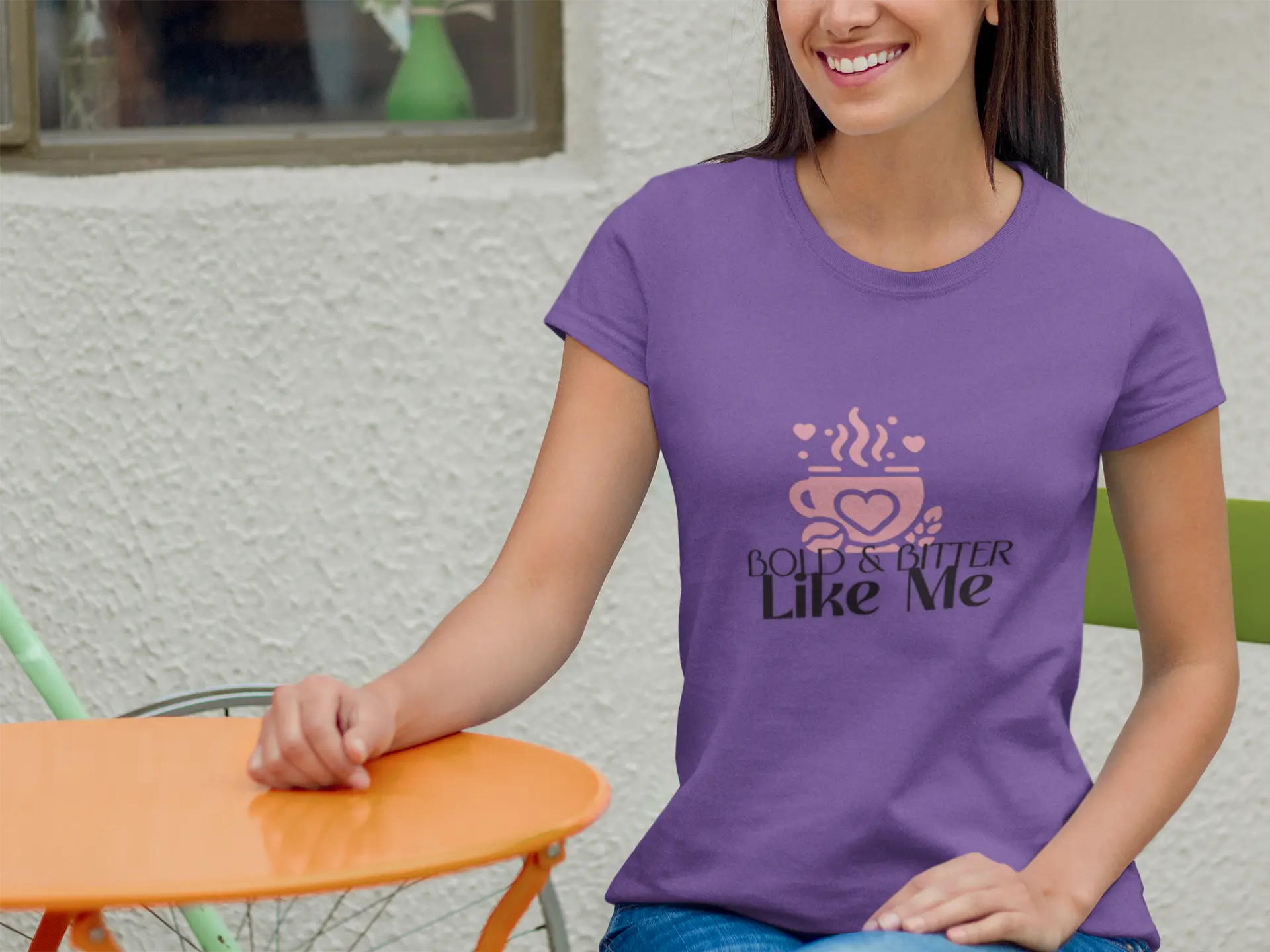 Bold and Bitter Like Me Shirt – Funny Coffee Lover T-Shirt for Women, Sarcastic Caffeine Tee, Sassy Coffee Quote Gift Printify