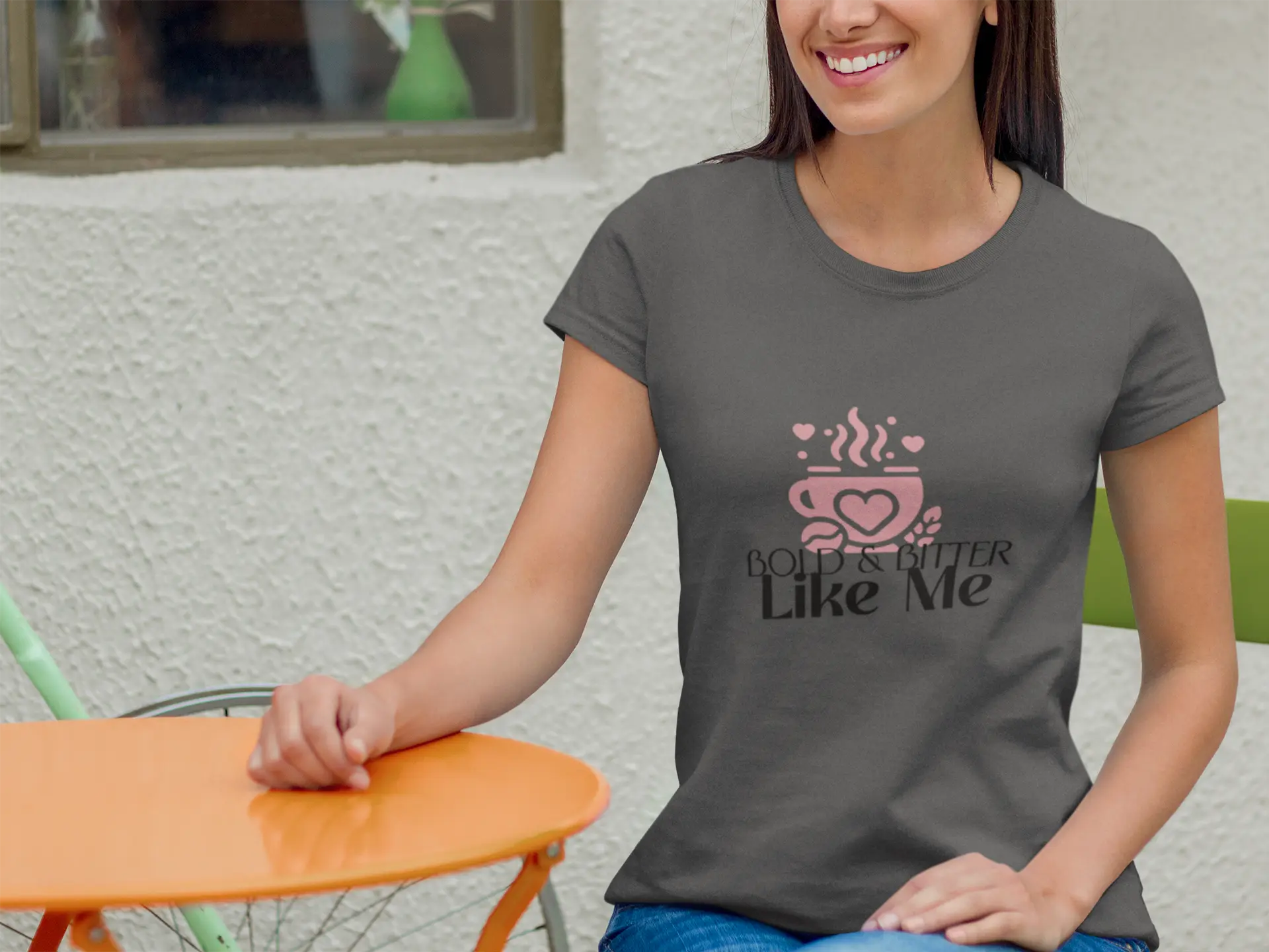 Bold and Bitter Like Me Shirt – Funny Coffee Lover T-Shirt for Women, Sarcastic Caffeine Tee, Sassy Coffee Quote Gift Printify