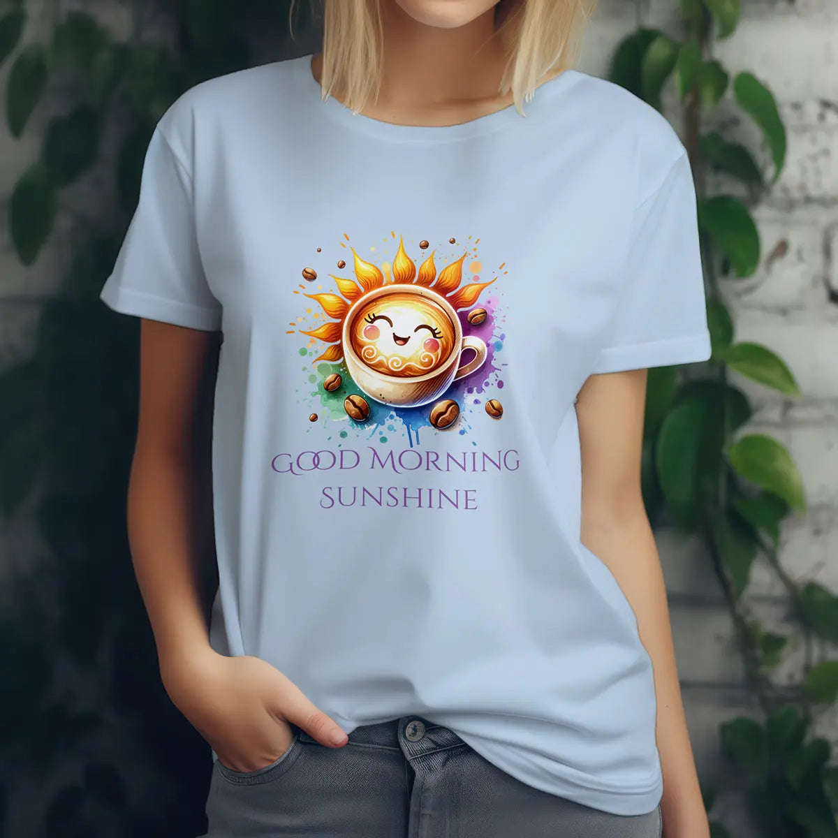 Good Morning Sunshine - Sunshine and Coffee Tee - Boldly Bitter Company