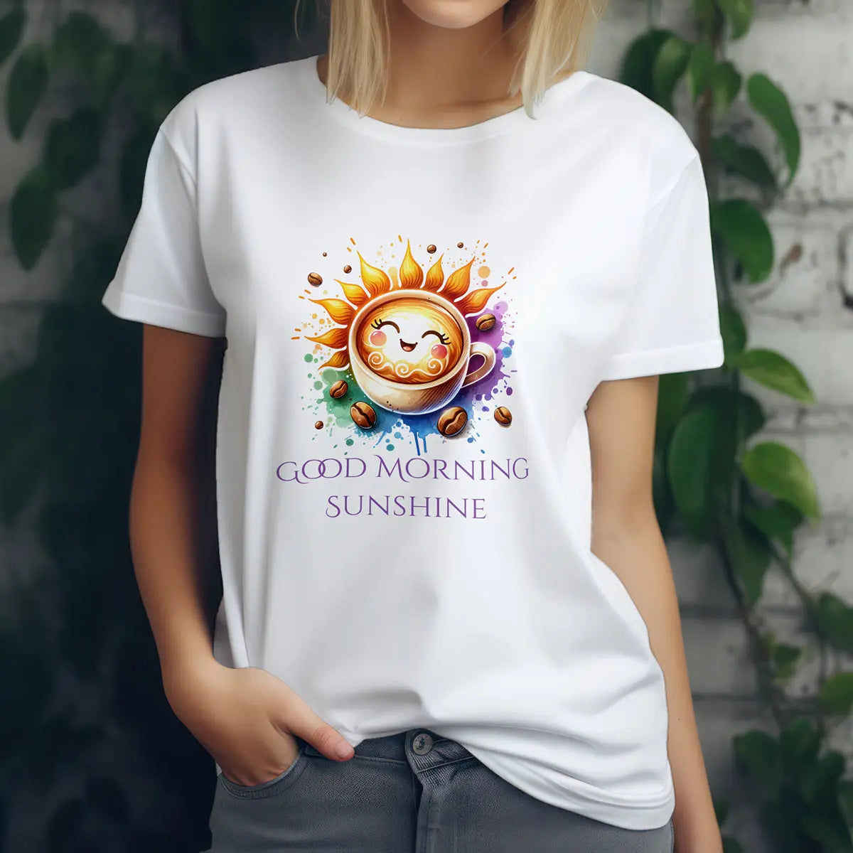 Good Morning Sunshine - Sunshine and Coffee Tee - Boldly Bitter Company