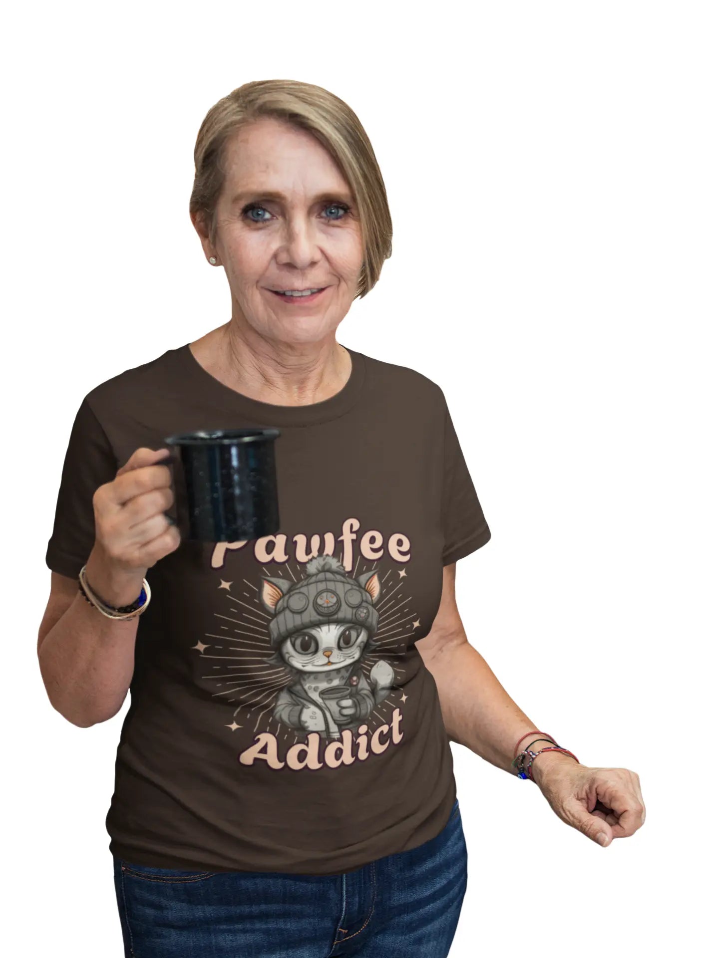 Pawfee Addict T-shirt Printify