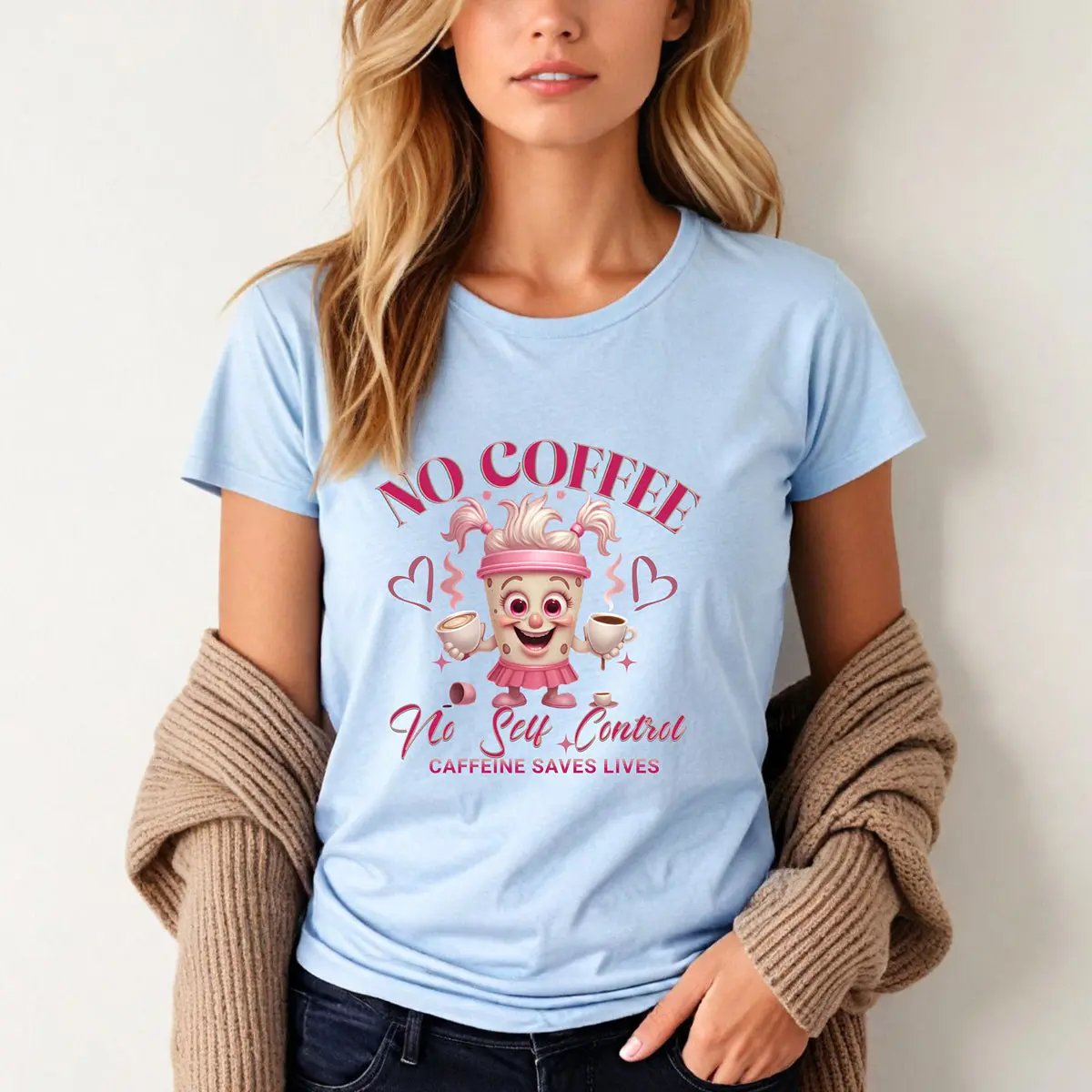 No Self Control T-shirt Printify