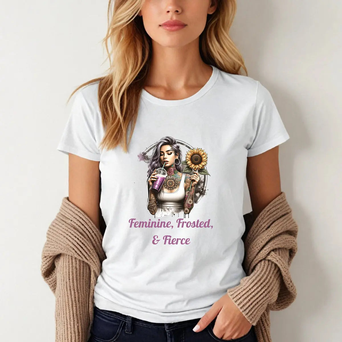 Frosted Fierce T-shirt Printify