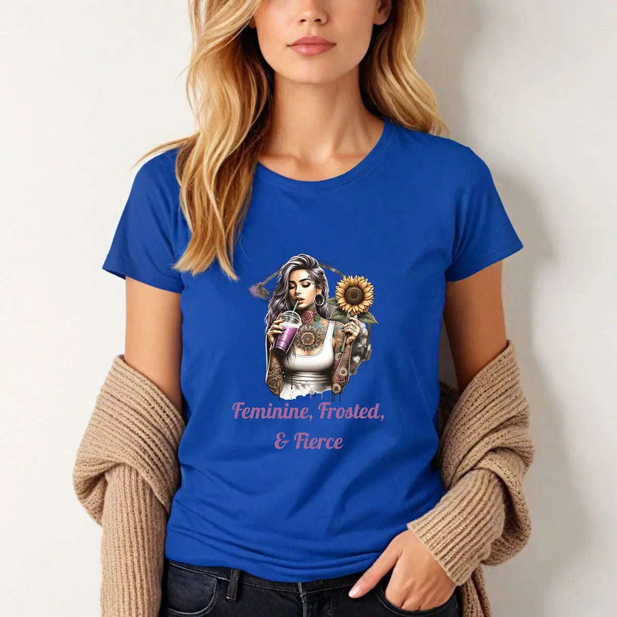 Frosted Fierce T-shirt Printify