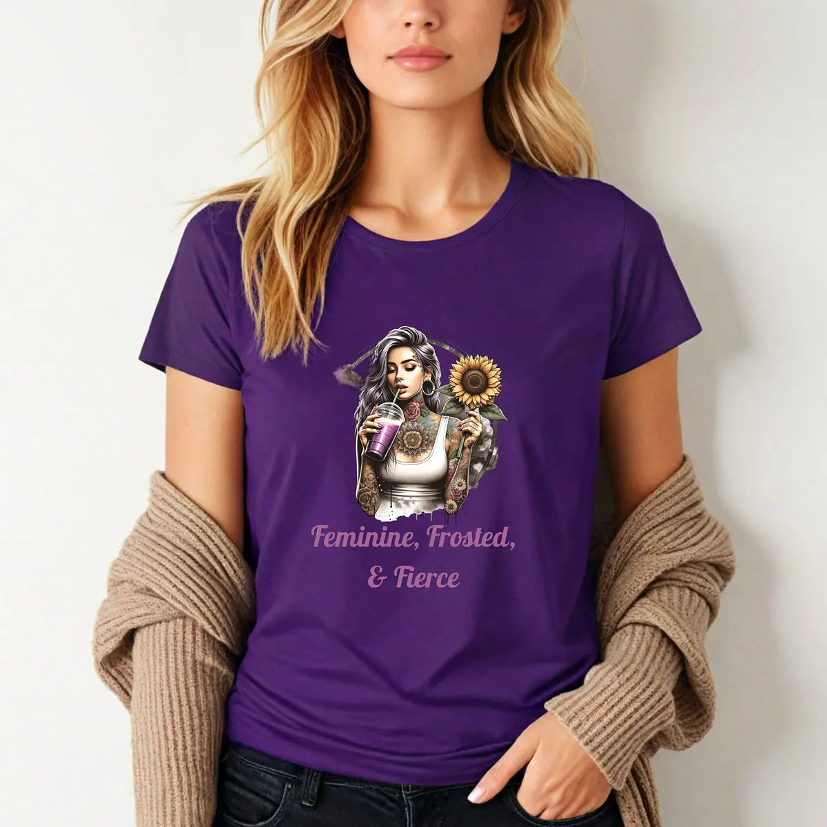 Frosted Fierce T-shirt Printify