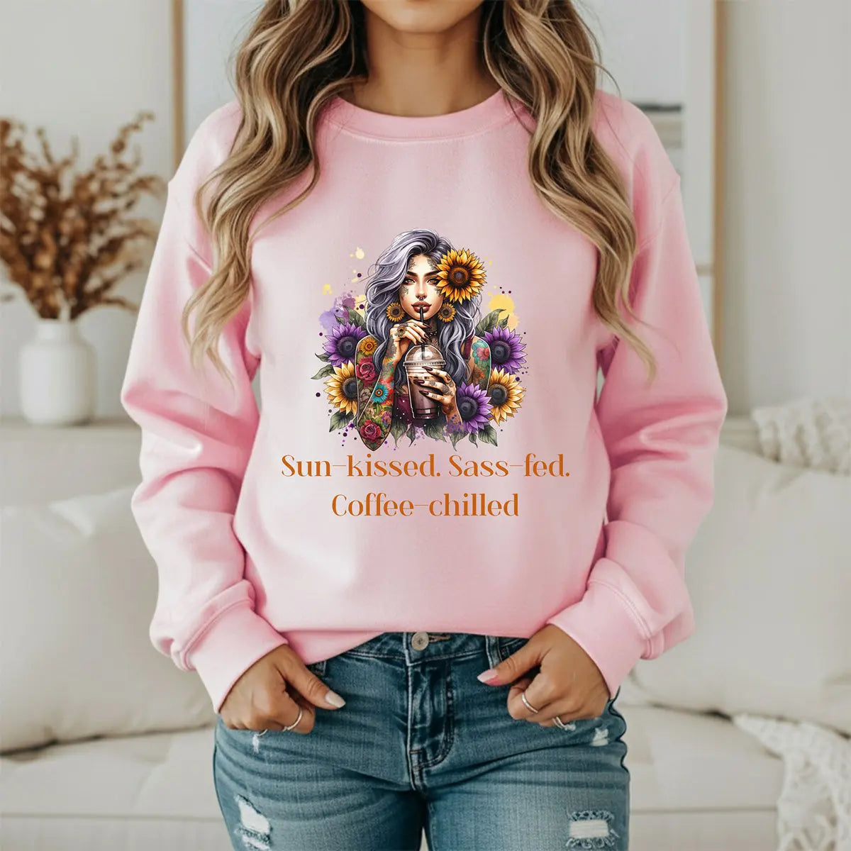 Sun-Kissed Sweatshirt Printify