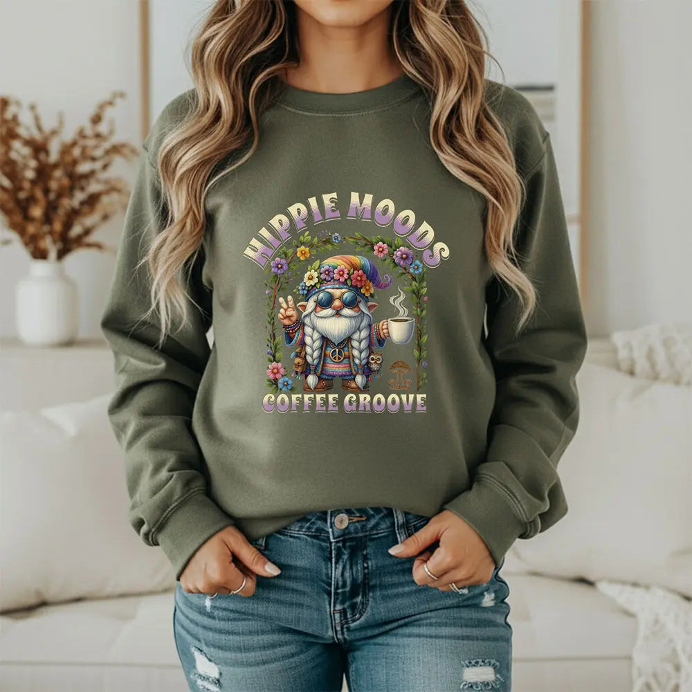 Hippie Gnome Sweatshirt - Boldly Bitter Company
