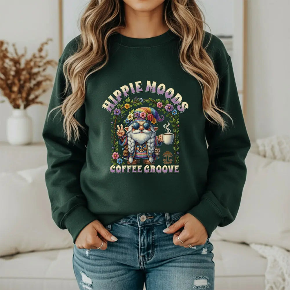 Hippie Gnome Sweatshirt - Boldly Bitter Company