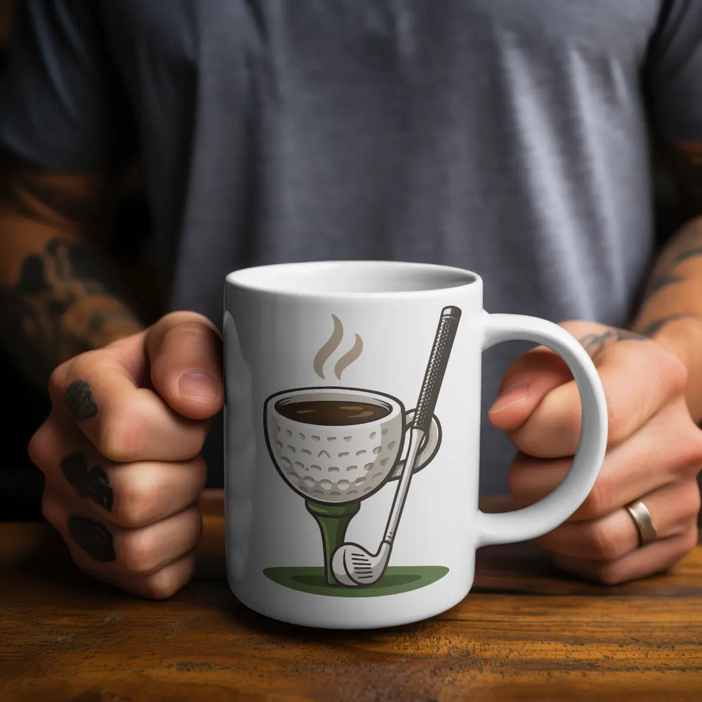 Golf-Themed 15oz Mug - Boldly Bitter Company