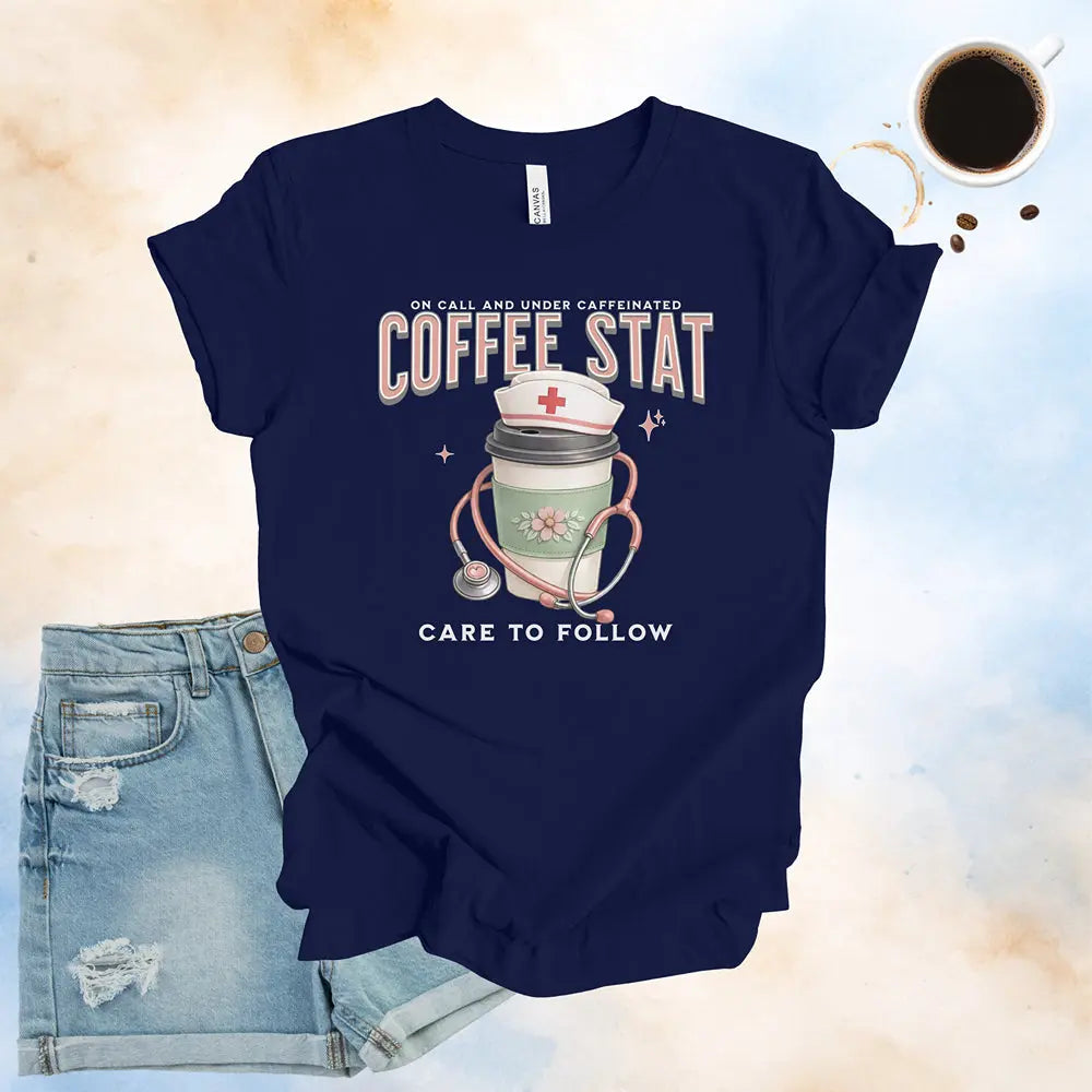 Coffee Stat Care To Follow Tee