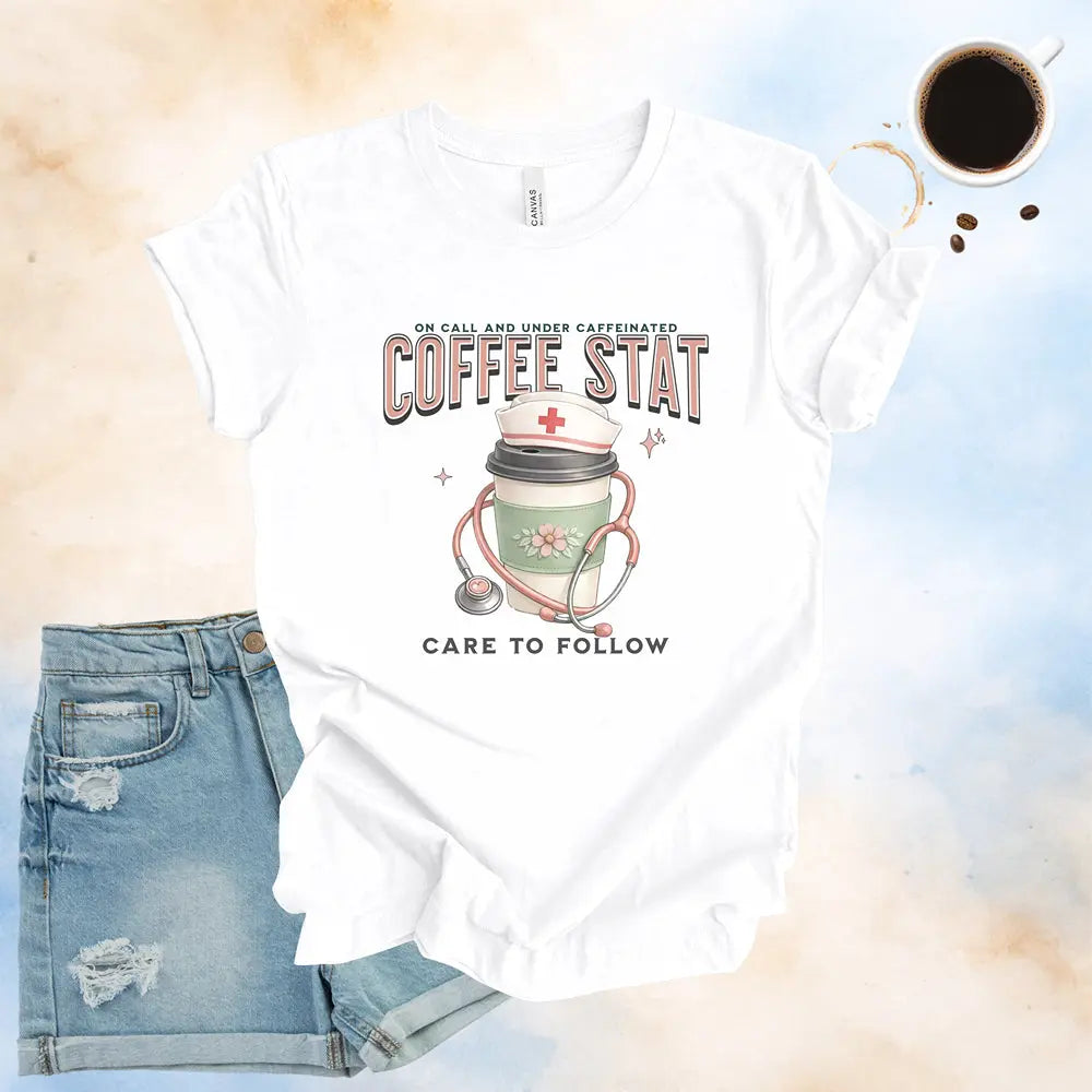 Coffee Stat Care To Follow Tee