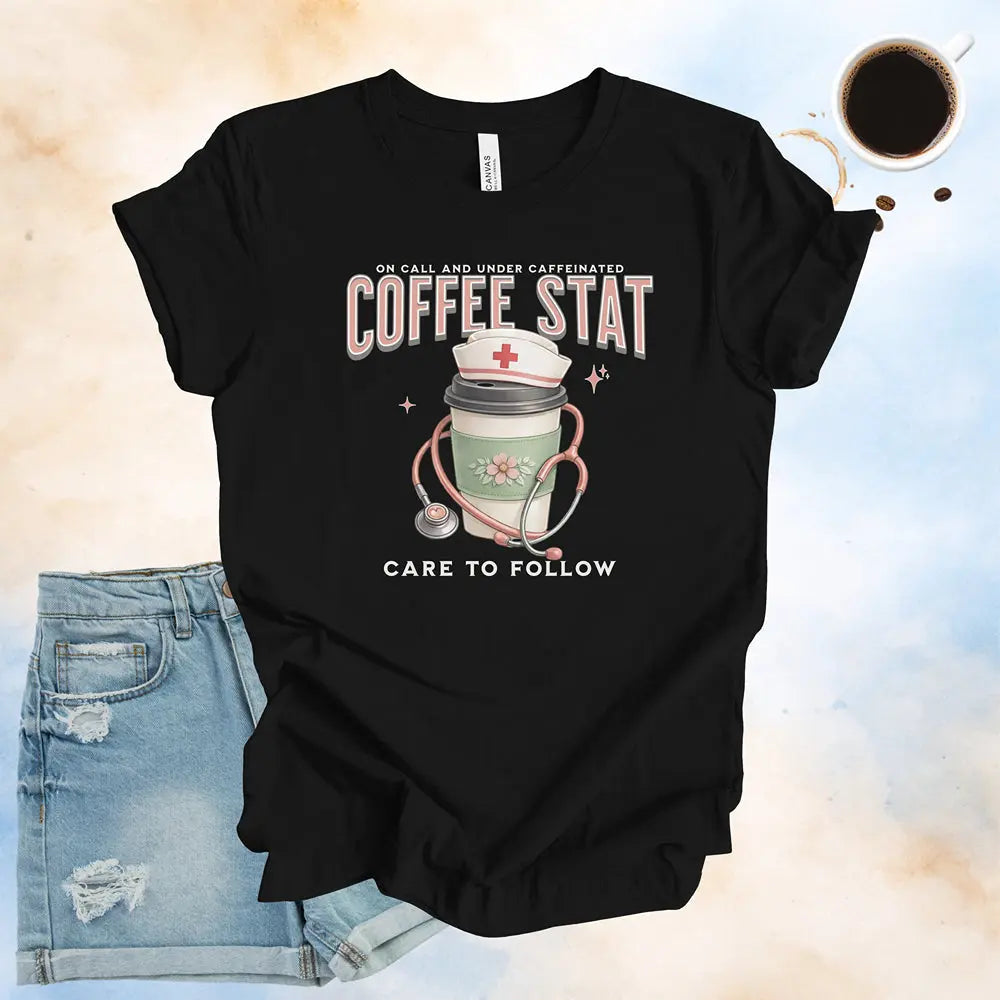 Coffee Stat Care To Follow Tee