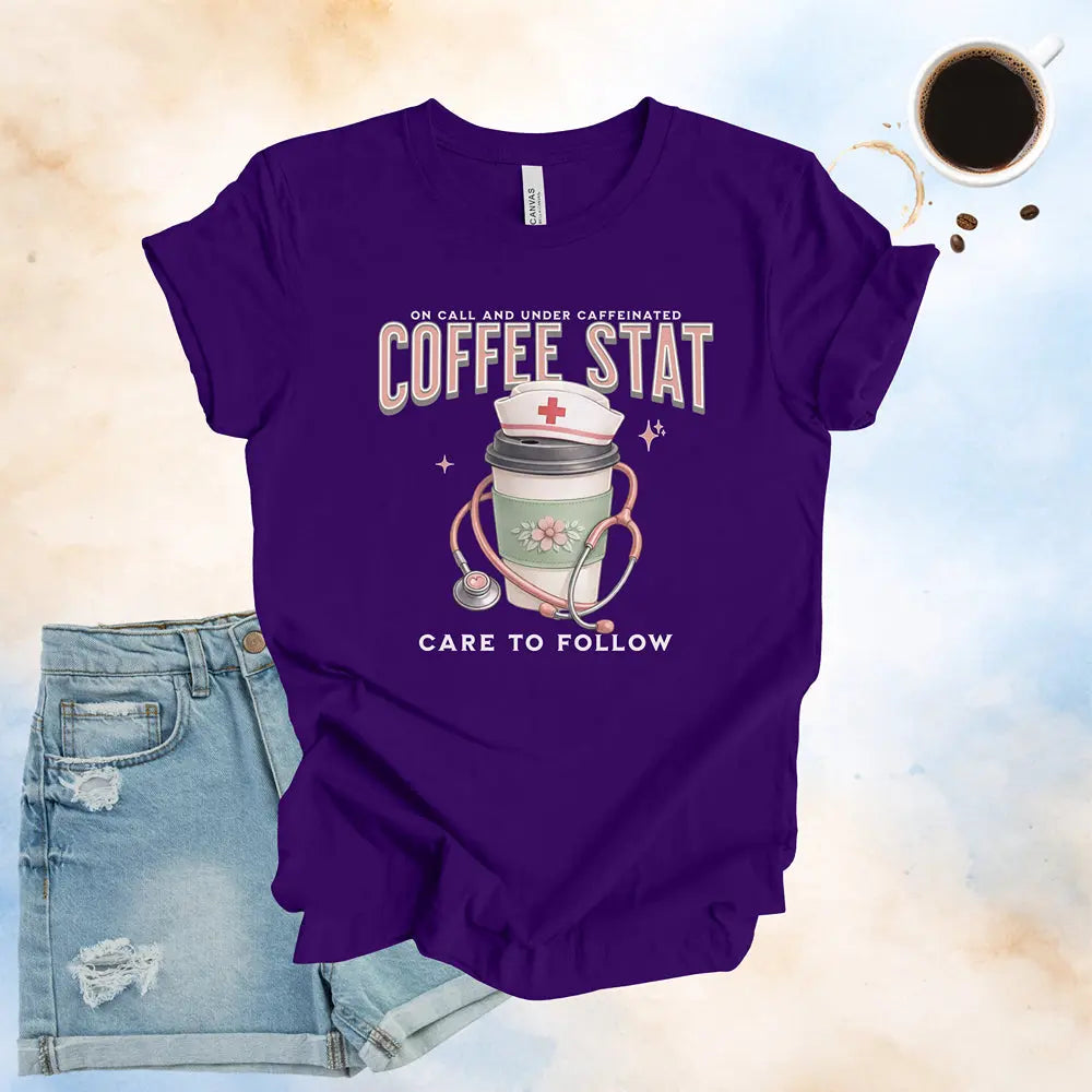 Coffee Stat Care To Follow Tee