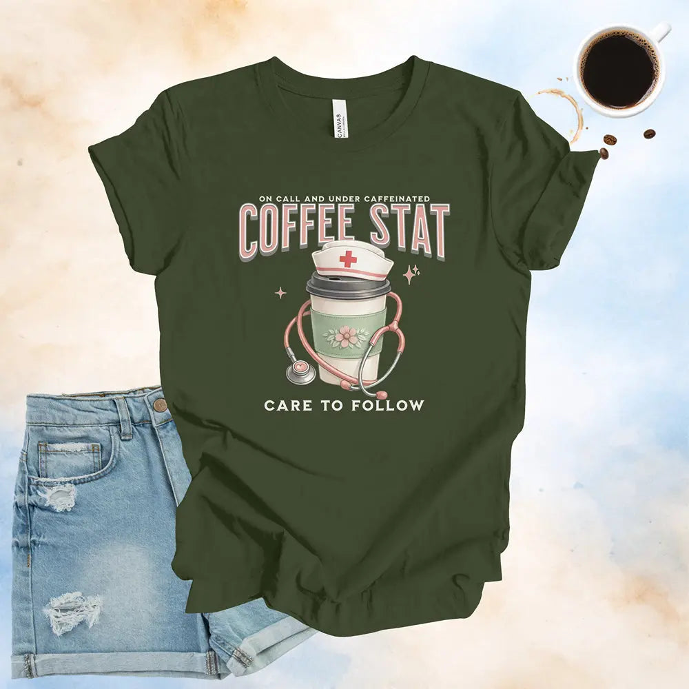 Coffee Stat Care To Follow Tee