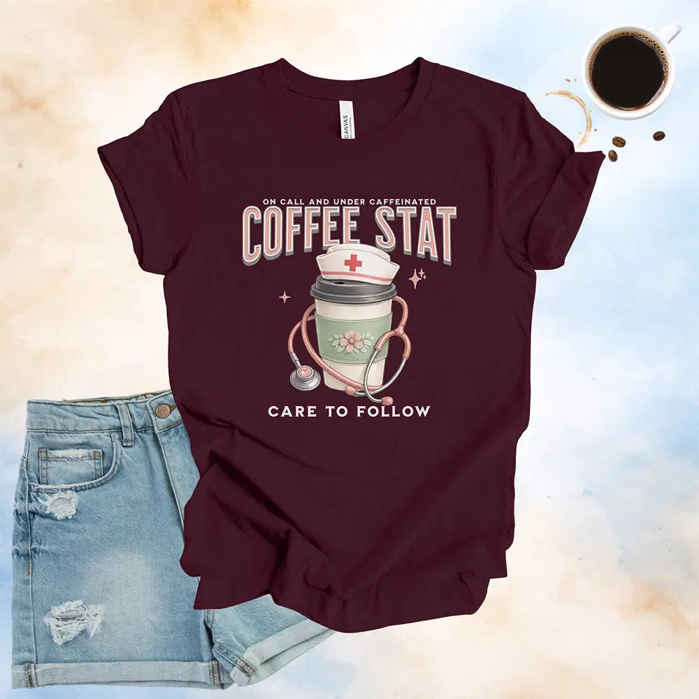 Coffee Stat Care To Follow Tee