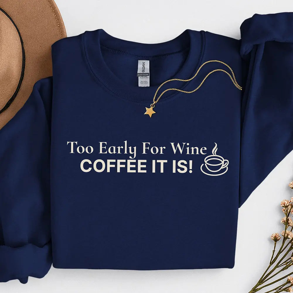 Coffee It Is Sweatshirt Printify