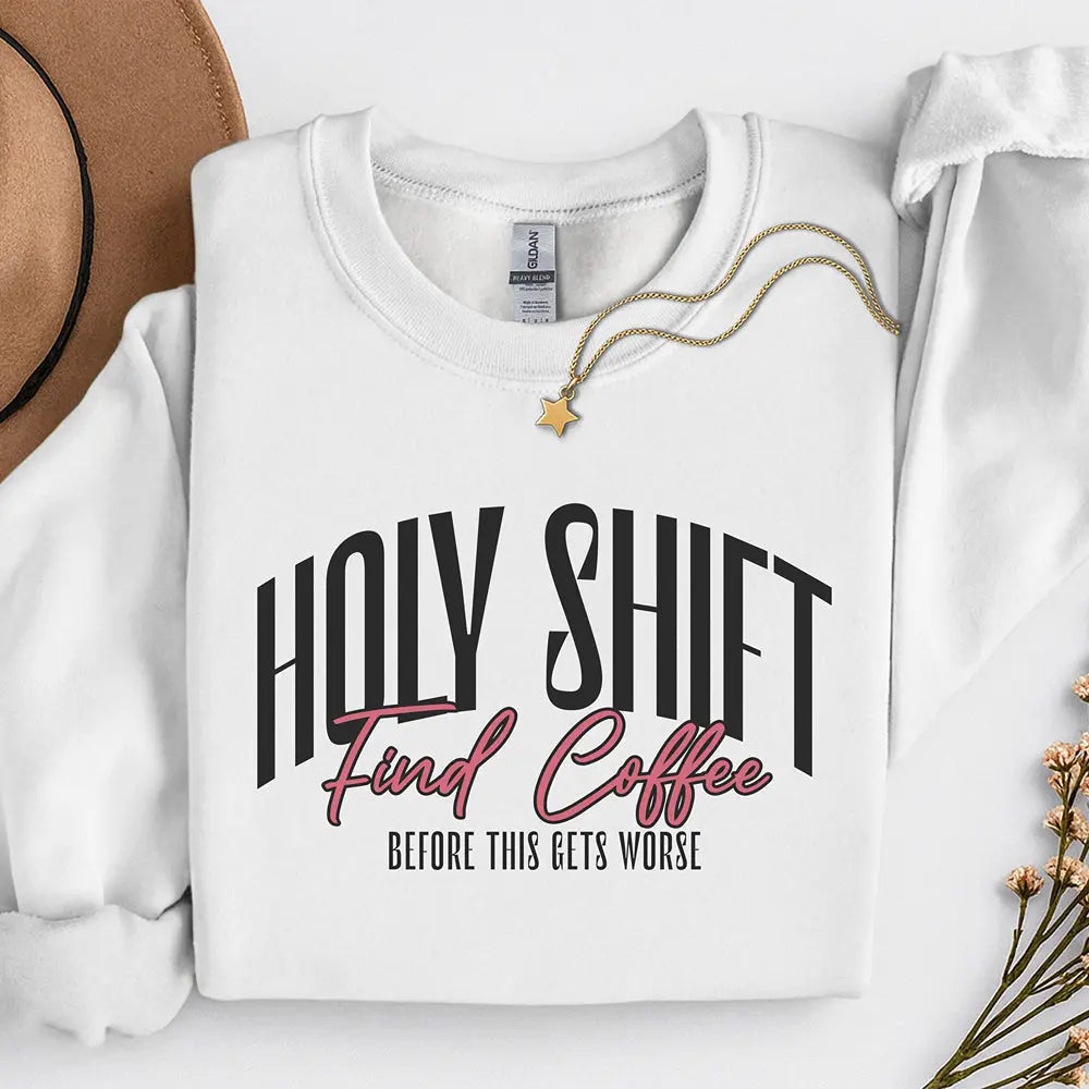 Holy Shift Sweatshirt Printify