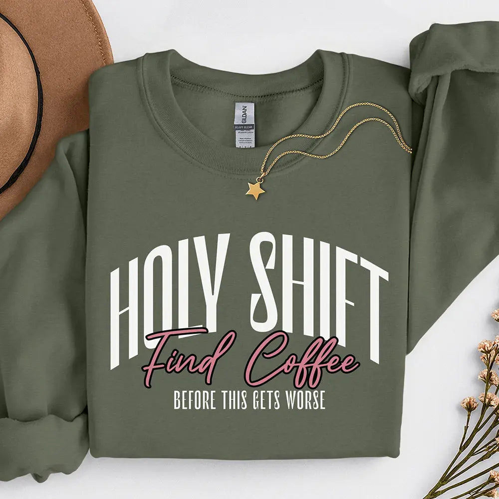 Holy Shift Sweatshirt Printify