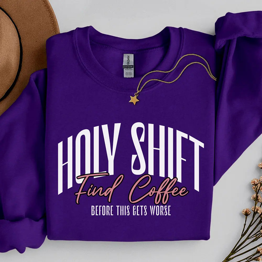 Holy Shift Sweatshirt Printify