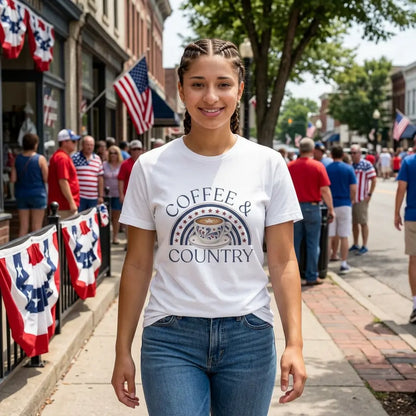 Coffee & Country Tee Printify