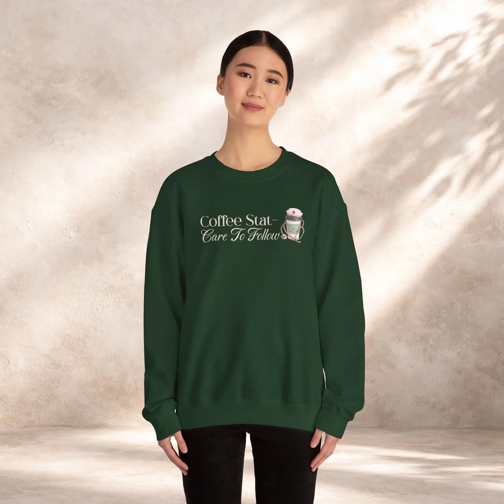 Coffee Stat Sweatshirt Printify