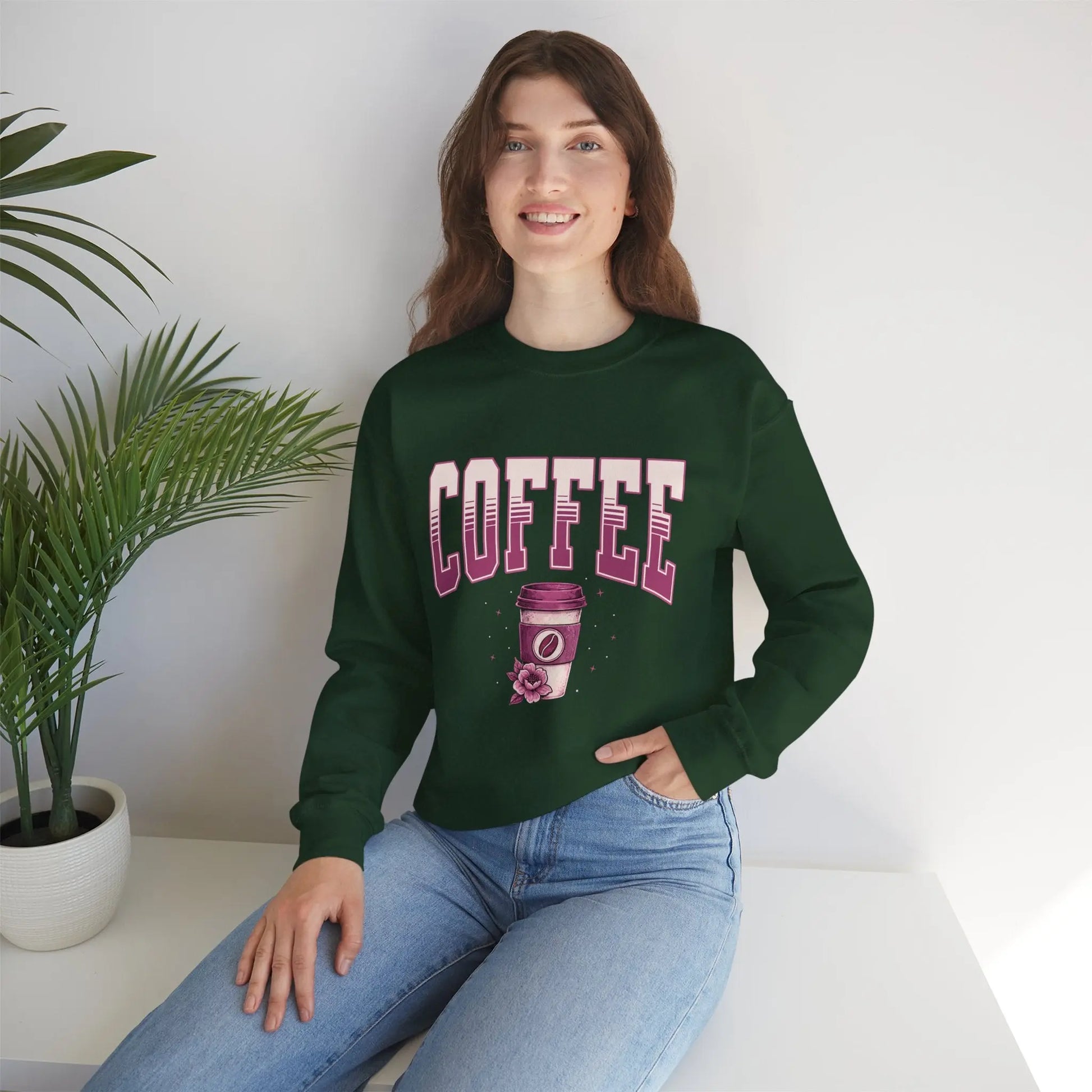 Coffee Graphic Sweatshirt Printify