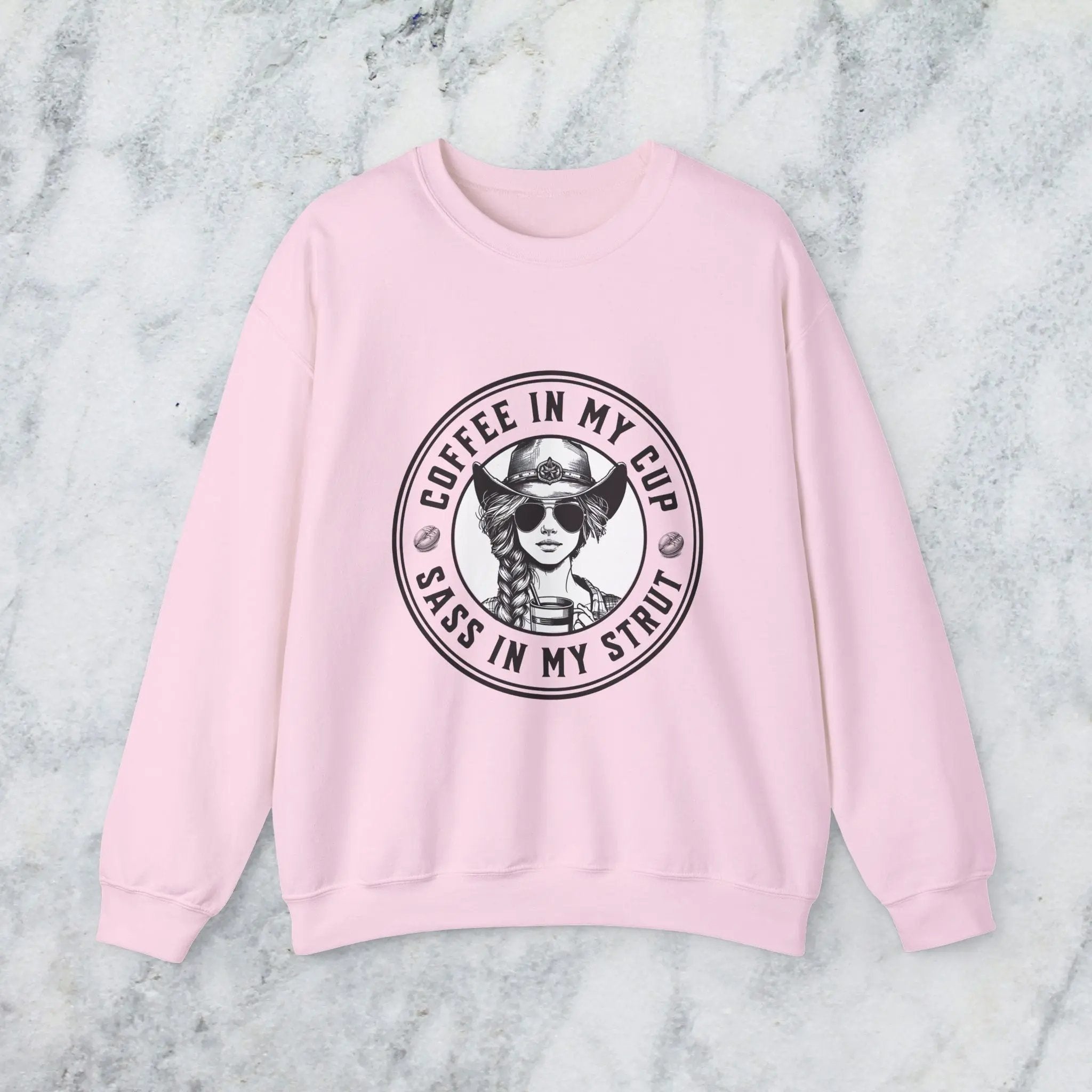 Sass In My Strut Sweatshirt - Cute Sassy Western Cowgirl Top Printify