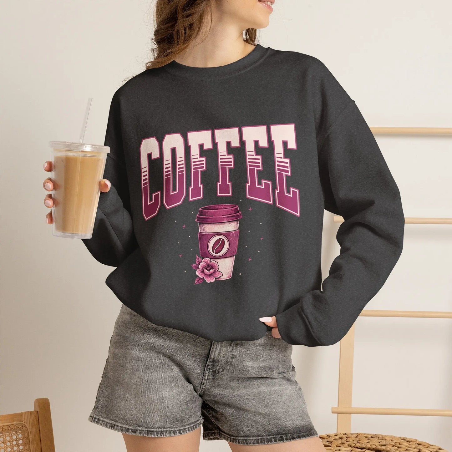 Coffee Graphic Sweatshirt Printify