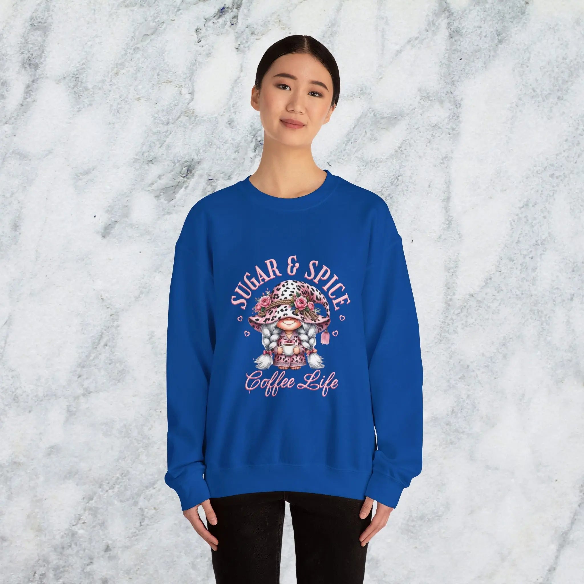 Sugar & Spice Sweatshirt | Cozy and Comfy Gift for Coffee Lovers Printify