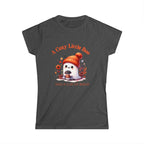 Cozy Little Boo T-Shirt – “A Cozy Little Boo and a Cup of Brew” Printify