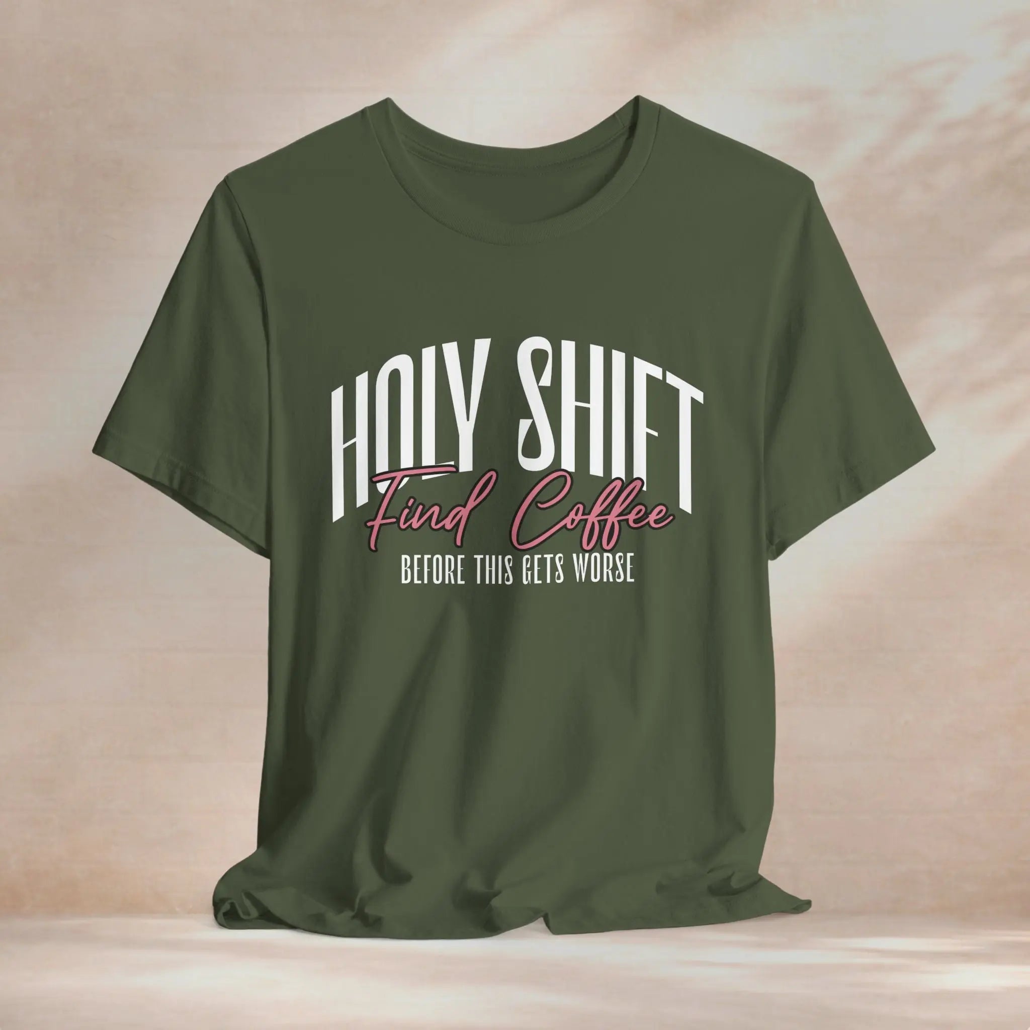 Holy Shift Find Coffee Tee Printify