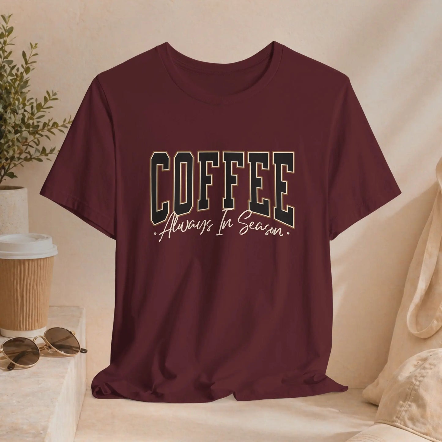 Coffee Always in Season Tee - Boldly Bitter Company
