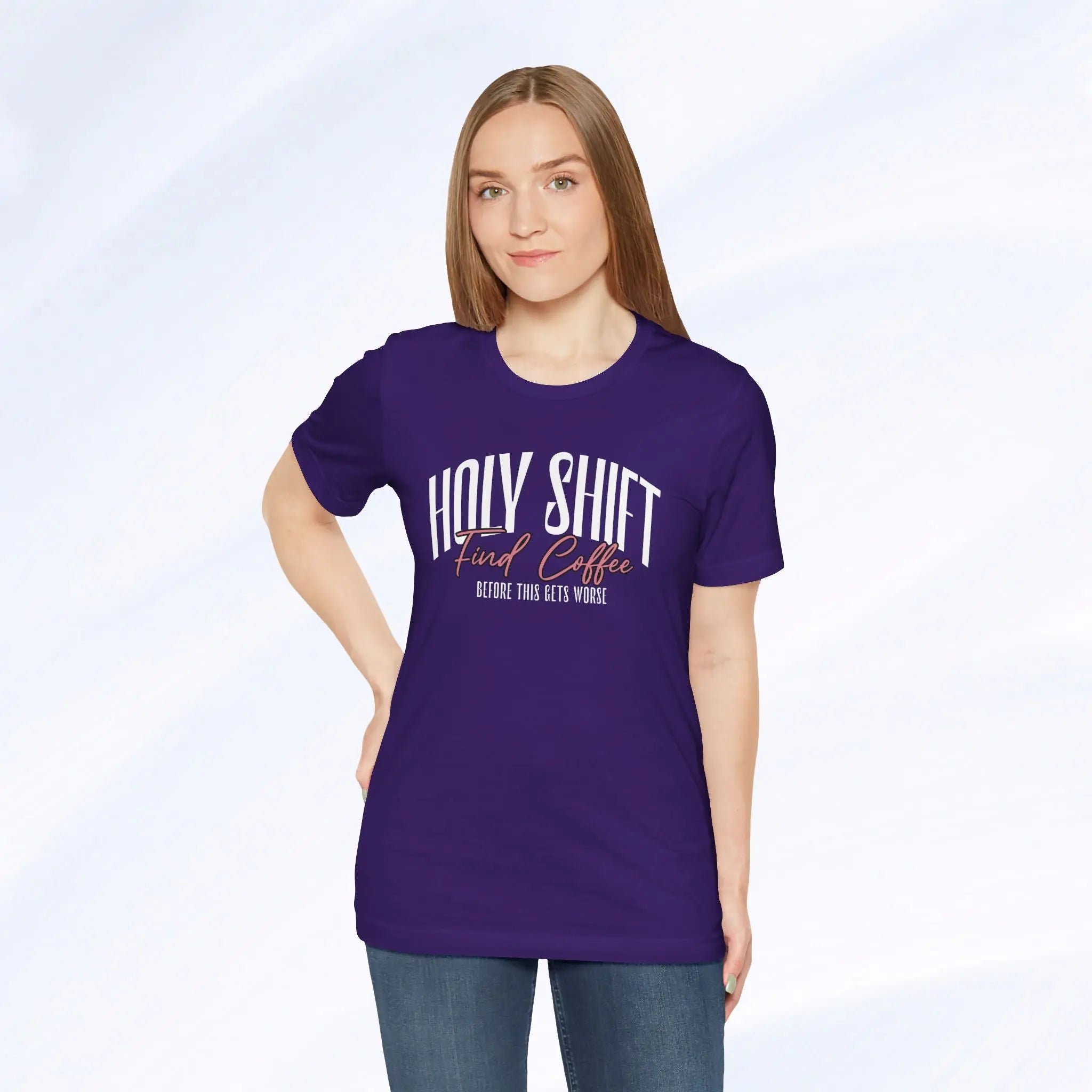 Holy Shift Coffee Tee Printify
