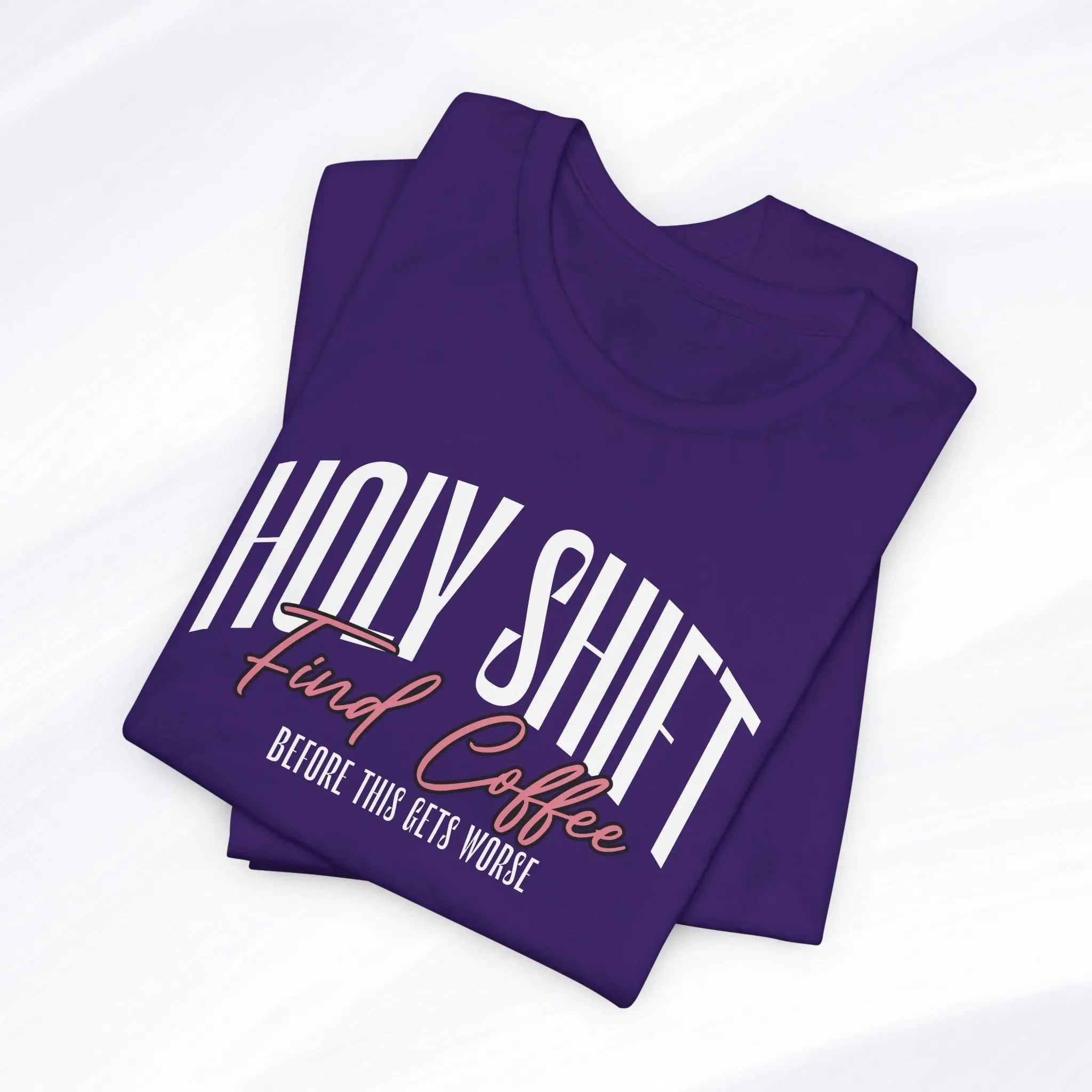 Holy Shift Coffee Tee Printify